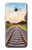 S3866 Railway Straight Train Track Hülle Schutzhülle Taschen für Samsung Galaxy A5 (2017)