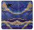 S3906 Navy Blue Purple Marble Hülle Schutzhülle Taschen für Samsung Galaxy A3 (2017)
