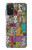 S3879 Retro Music Doodle Hülle Schutzhülle Taschen für Samsung Galaxy M52 5G