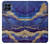 S3906 Navy Blue Purple Marble Hülle Schutzhülle Taschen für Samsung Galaxy M53