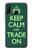 S3862 Keep Calm and Trade On Hülle Schutzhülle Taschen für Huawei P30 lite