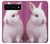 S3870 Cute Baby Bunny Hülle Schutzhülle Taschen für Google Pixel 6 Pro