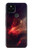 S3897 Red Nebula Space Hülle Schutzhülle Taschen für Google Pixel 5