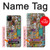 S3879 Retro Music Doodle Hülle Schutzhülle Taschen für Google Pixel 4a