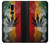 S3890 Reggae Rasta Flag Smoke Hülle Schutzhülle Taschen für LG G7 ThinQ