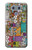 S3879 Retro Music Doodle Hülle Schutzhülle Taschen für LG G6