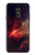 S3897 Red Nebula Space Hülle Schutzhülle Taschen für LG Q Stylo 4, LG Q Stylus