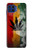 S3890 Reggae Rasta Flag Smoke Hülle Schutzhülle Taschen für Motorola One 5G