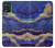 S3906 Navy Blue Purple Marble Hülle Schutzhülle Taschen für Motorola Moto G Stylus 5G