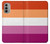S3887 Lesbian Pride Flag Hülle Schutzhülle Taschen für Motorola Moto G51 5G