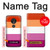 S3887 Lesbian Pride Flag Hülle Schutzhülle Taschen für Motorola Moto G7 Play