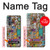 S3879 Retro Music Doodle Hülle Schutzhülle Taschen für Motorola Edge+