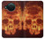 S3881 Fire Skull Hülle Schutzhülle Taschen für Nokia X10