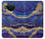 S3906 Navy Blue Purple Marble Hülle Schutzhülle Taschen für Nokia X10
