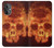 S3881 Fire Skull Hülle Schutzhülle Taschen für OnePlus Nord N20 5G