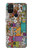 S3879 Retro Music Doodle Hülle Schutzhülle Taschen für OnePlus Nord N10 5G