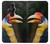 S3876 Colorful Hornbill Hülle Schutzhülle Taschen für Sony Xperia Pro-I