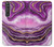 S3896 Purple Marble Gold Streaks Hülle Schutzhülle Taschen für Sony Xperia 1 III