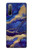 S3906 Navy Blue Purple Marble Hülle Schutzhülle Taschen für Sony Xperia 10 II