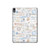 S3903 Travel Stamps Hülle Schutzhülle Taschen für iPad Air (2020, 2022), Air 11 (2024,2025,2026), Pro 11 (2022)