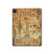 S3868 Aircraft Blueprint Old Paper Hülle Schutzhülle Taschen für iPad Pro 12.9 (2022, 2021, 2020, 2018), iPad Air 13 (2025, 2024)