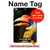 S3876 Colorful Hornbill Hülle Schutzhülle Taschen für iPad mini 4, iPad mini 5, iPad mini 5 (2019)
