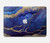 S3906 Navy Blue Purple Marble Hülle Schutzhülle Taschen für MacBook Air 13″ (2022,2025) - A2681, A3113, A3240