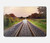 S3866 Railway Straight Train Track Hülle Schutzhülle Taschen für MacBook Air 13″ - A1369, A1466