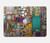 S3879 Retro Music Doodle Hülle Schutzhülle Taschen für MacBook Air 13″ - A1932, A2179, A2337