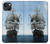 S1096 Sailing Ship in an Ocean Hülle Schutzhülle Taschen für iPhone 14