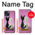 S1832 Love Cat Hülle Schutzhülle Taschen für iPhone 14