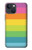 S2363 Rainbow Pattern Hülle Schutzhülle Taschen für iPhone 14