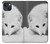 S2569 White Arctic Fox Hülle Schutzhülle Taschen für iPhone 14
