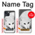 S2569 White Arctic Fox Hülle Schutzhülle Taschen für iPhone 14