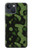 S2877 Green Snake Skin Graphic Printed Hülle Schutzhülle Taschen für iPhone 14