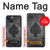 S3446 Black Ace Spade Hülle Schutzhülle Taschen für iPhone 14