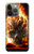 S0863 Hell Fire Skull Hülle Schutzhülle Taschen für iPhone 14 Pro