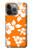 S2245 Hawaiian Hibiscus Orange Pattern Hülle Schutzhülle Taschen für iPhone 14 Pro