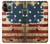 S2349 Old American Flag Hülle Schutzhülle Taschen für iPhone 14 Pro