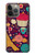 S2353 Paris Cartoon Vintage Pattern Hülle Schutzhülle Taschen für iPhone 14 Pro