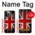 S2894 Vintage British Flag Hülle Schutzhülle Taschen für iPhone 14 Pro