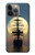 S2897 Pirate Ship Moon Night Hülle Schutzhülle Taschen für iPhone 14 Pro
