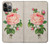 S3079 Vintage Pink Rose Hülle Schutzhülle Taschen für iPhone 14 Pro