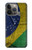 S3297 Brazil Flag Vintage Football Graphic Hülle Schutzhülle Taschen für iPhone 14 Pro