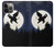 S3323 Flying Elephant Full Moon Night Hülle Schutzhülle Taschen für iPhone 14 Pro