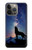 S3555 Wolf Howling Million Star Hülle Schutzhülle Taschen für iPhone 14 Pro