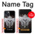 S1434 Skull Wing Tattoo Biker Hülle Schutzhülle Taschen für iPhone 14 Plus