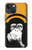 S2324 Funny Monkey with Headphone Pop Music Hülle Schutzhülle Taschen für iPhone 14 Plus