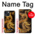 S2804 Chinese Gold Dragon Printed Hülle Schutzhülle Taschen für iPhone 14 Plus
