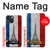 S2859 Vintage France Flag Eiffel Tower Hülle Schutzhülle Taschen für iPhone 14 Plus